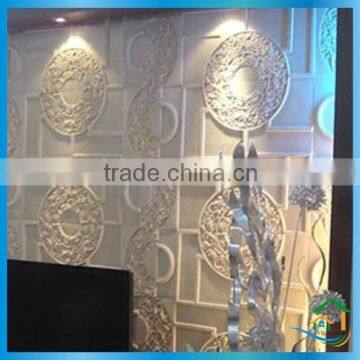 Exterior stone embossed decorative wall panel