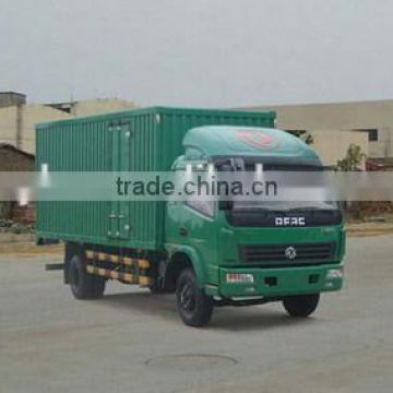 6 wheelers Dongfeng cargo truck box payload 10 tons