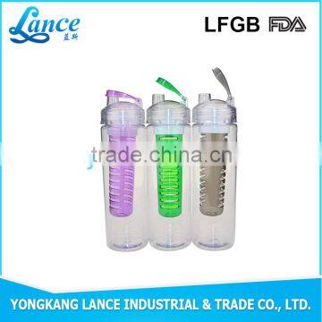 Logo Custom Reusable Plastic infuser bottle