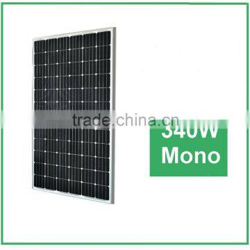 High efficiency 340W Monocrystalline solar panels , mono solar panel price