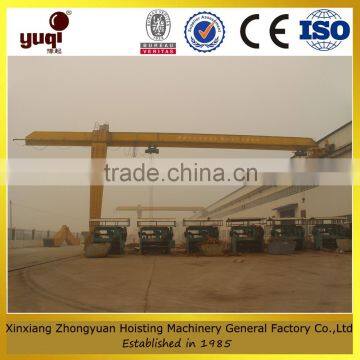 single girder semi gantry cranes with hoist