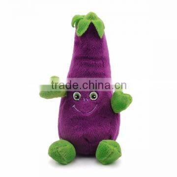 Customized various sizes plush eggplant toy