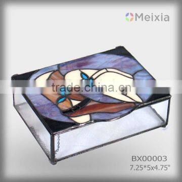 BX00003 classical stained glass jewelry box