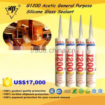 G1200 Acetic General Purpose Silicone Glass Sealant