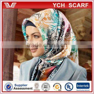 Jacquard Classical Polyester Saudi Hijab for Lady photo-4