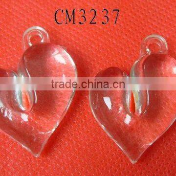 acrylic heart beadCM3237