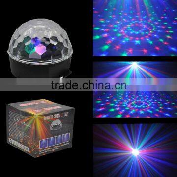 Indoor LED crystal disco ball Light/plastic crystal ball