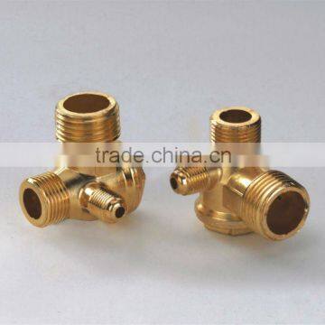 kirsite copper plated check valve for air comopressor