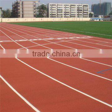 School easy maintenance rubber running track