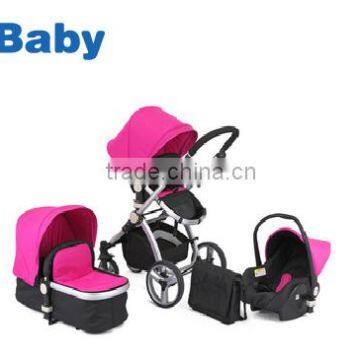 3 In 1 baby stroller/pram set,2016 Multi-function wholesale baby stroller pram