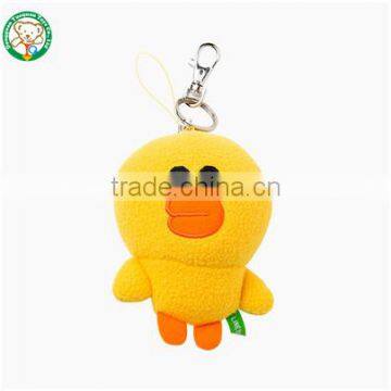 Custom plush toy minium keychains for kids