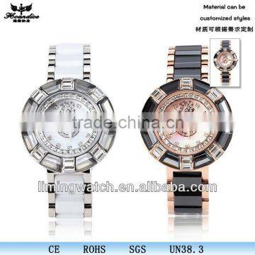 SP-1711 new design colors ceramic watch case stainless steel back