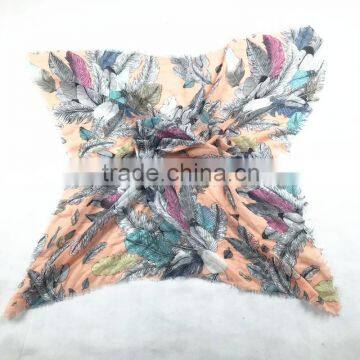 short fringer designer scarf