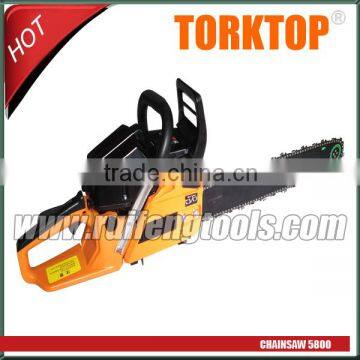 2014 new desgin 5800 58cc chainsaw professional chain saw CE CHAINSAW