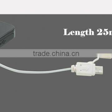 Original PengTeng-K82 3500mAh Capacity Retractable Power Bank Ultrathin Portable External Battery Backup Charger for Traveling photo-5