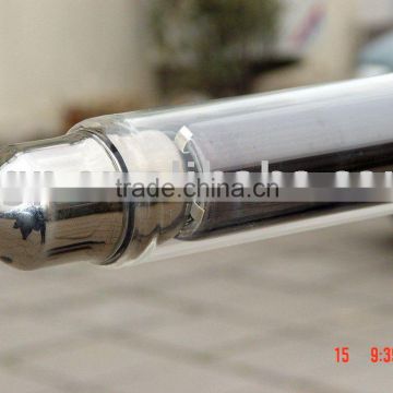 Four-cavity solar evacuated glass tube