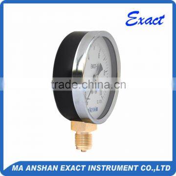 China Exact stem connection 2.5'' dry gauge for pneumatic