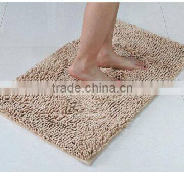 Luxury Bathroom Soft Microfiber Non-slip Bath Rug photo-3
