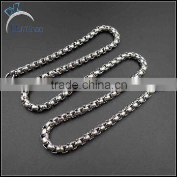 cheap mens stainless steel rolo chain necklace jewelry