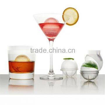 4pcs/set Plastic Ice Cube Ball Brick Maker Tray Round Mold Mould