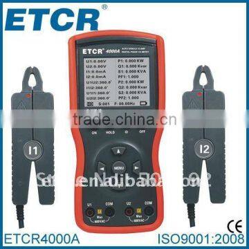 ETCR4000A Intelligent Double Clamp Digital Phase Volt-Ampere Meter