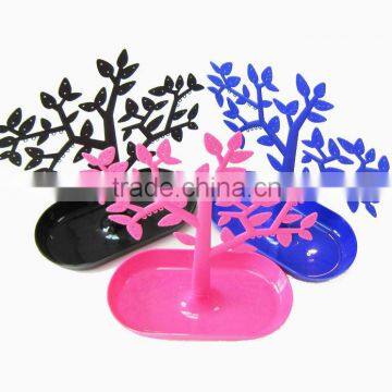 Display plastic tree/ beautiful plastic jewelry tree