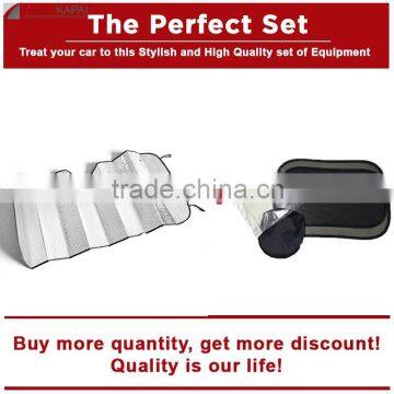 The Perfect Set Front Windshield Sunshade+Side Car Sunshade