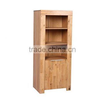 Modern Style Oiled Wooden Book Cabinet