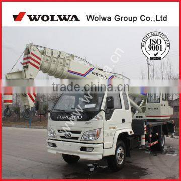 Wolwa 8ton truck crane with 33meter max lifting height