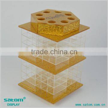 Manufacturer Rotating Acrylic Lipstick Holder Buy Beauty Spinning Lipstick Tower