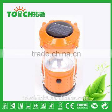 Ball Bulb ABS Plastic Lantern Light Fashion New Design Orange Camping Lamp With Inner Battery and Charger