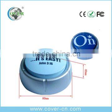 Custom and High Quality recordable sound button for Children Toys