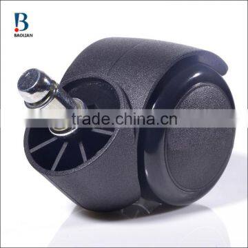 Iso Certificated Durable 2 Inch Black Nylon PU Plastic Swivel Furniture Caster photo-4