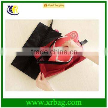 promotional cheap nylon waterproof shoe bag for storage