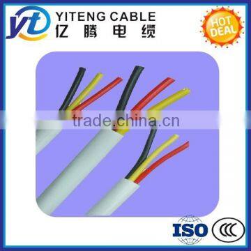 High Quality 2 Cores / 3 Core BVVB Flat Cable PVC Insulated and Sheathed 300/500V