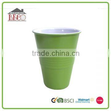 Wholesale Functional Safe Portable Green Melamine Tea Cup for Kids