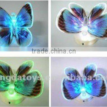Seven flashing light fiber optic light butterfly christmas lighting