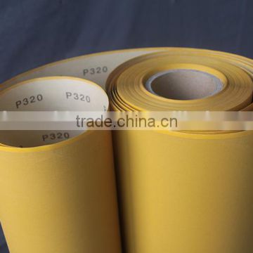 Anti-clog alumina coated sandpaper roll wet and dry latex paper for paint, primer, wood grinding