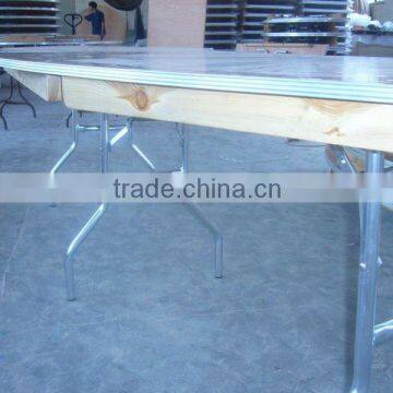 wood wedding bar height folding table