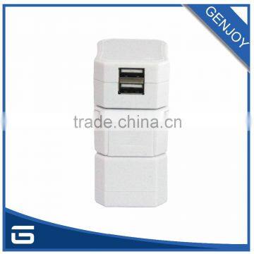 Detachable Adapter Dual Usb Universal Wall Charger photo-2