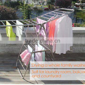 Adjustable Stainless Steel Standing Laundry Clothes Drying Rack