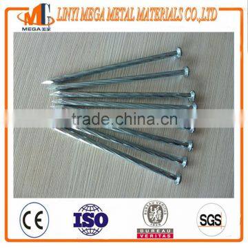 different size galvanized grooved shank concrete nails