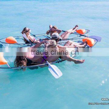 SGS ISO Approve Guaranteed UV Protection Clear Transparent canoe Manufacturers