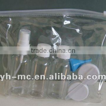 80ml PET cosmetic bottles travel sets Promotional Gift