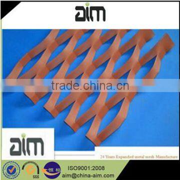 aluminum PVDF coated expanded metal mesh for external buildings