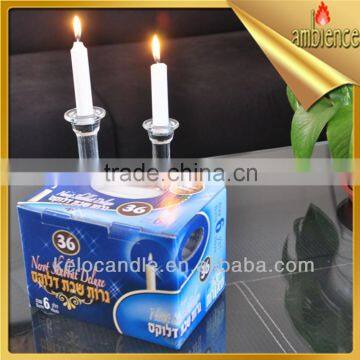 Jewish Shabbos White 3 Hours Candle Quality Choice photo-2