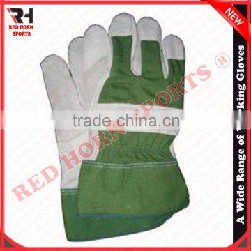 Pig Skin Leather Gloves, European Standard