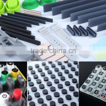 Free sample Durable RoHS complied epoxy coated silicone rubber keypad