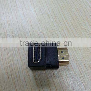 High quality HDMI A type Female to Male Right angle Adapter