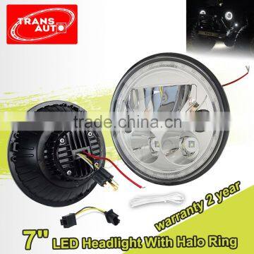 New OEM 7" Chrome Jeep Wrangler LED Headlights For Jeep Motorcycles